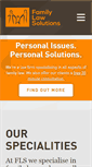 Mobile Screenshot of familylaw-solutions.co.uk